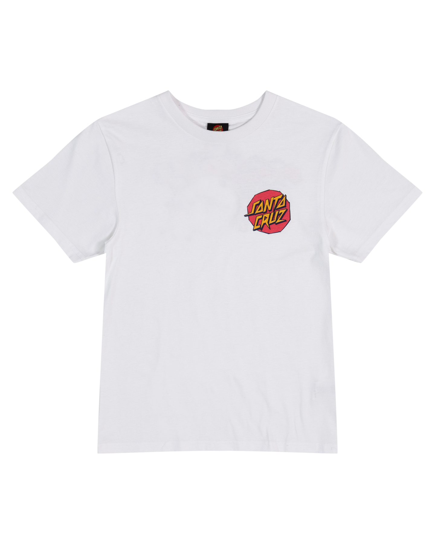 Santa Cruz Youth Meek Scratched Slasher T-Shirt in white from front