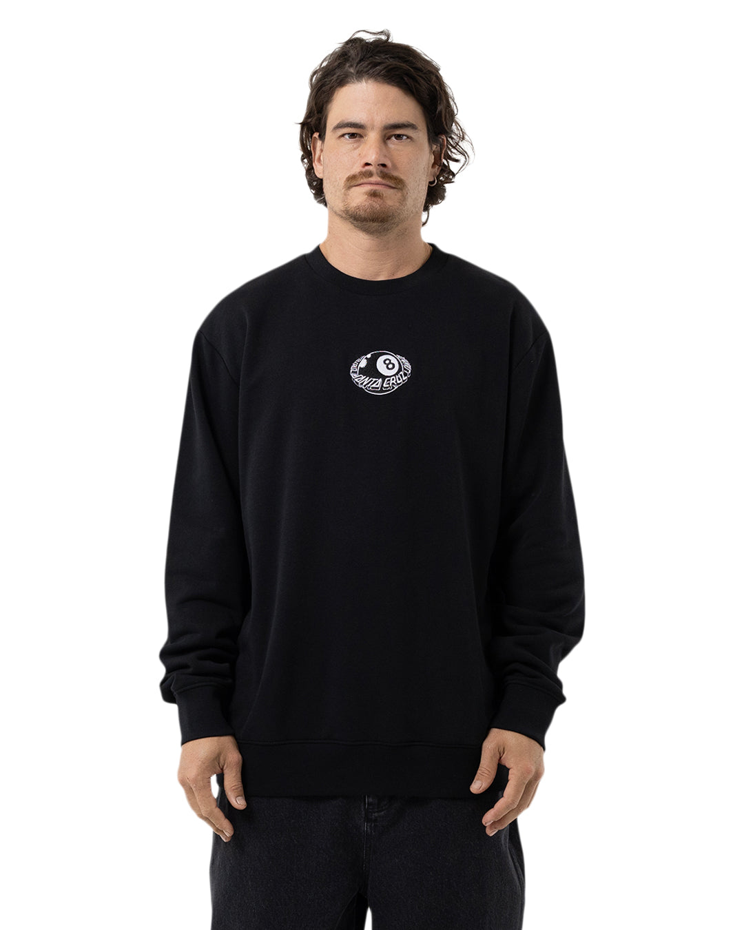 Santa Cruz Winkowski Eighth Planet Front Crew in black from front