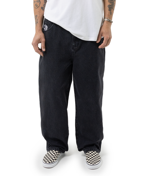 Santa Cruz Winkowski Eighth Planet Denim Jeans in black from front