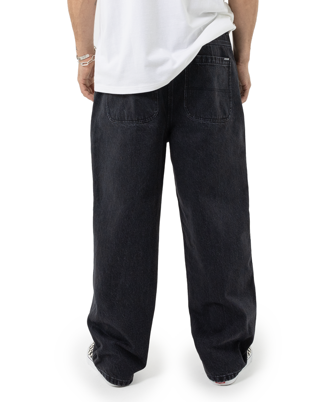 Santa Cruz Winkowski Eighth Planet Denim Jeans in black from rear