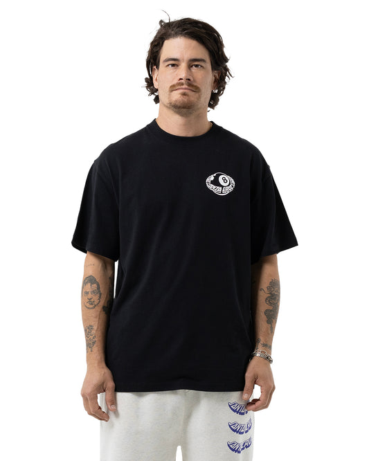 Santa Cruz Winkowski Eighth Planet Tee in black from front