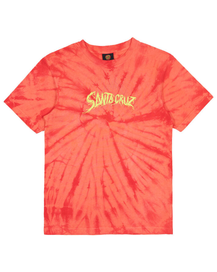 Santa Cruz Bone Slasher Tie Dye Boys Tee Sum23
