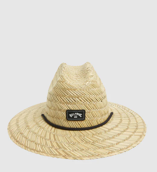 Billabong Tides Print Straw Hat in Natrual front
