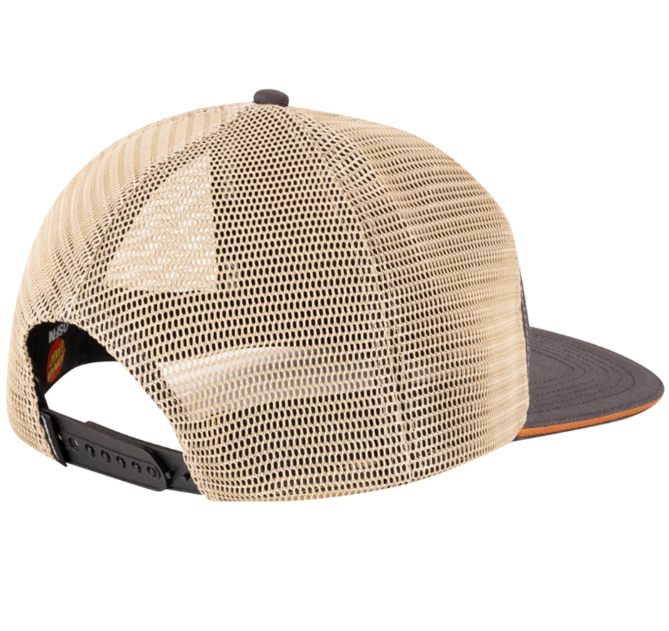 Santa Cruz Dressen Evo Roses Patch Trucker Cap from the back