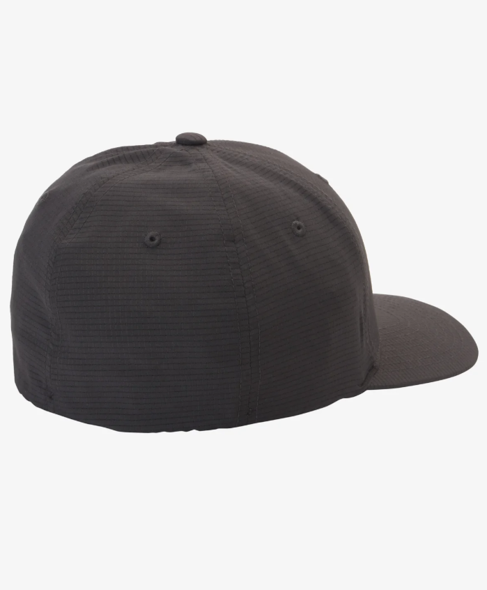 Quiksilver Brahsons Waterman Flexfit Cap in charcoal heather colourway from the back