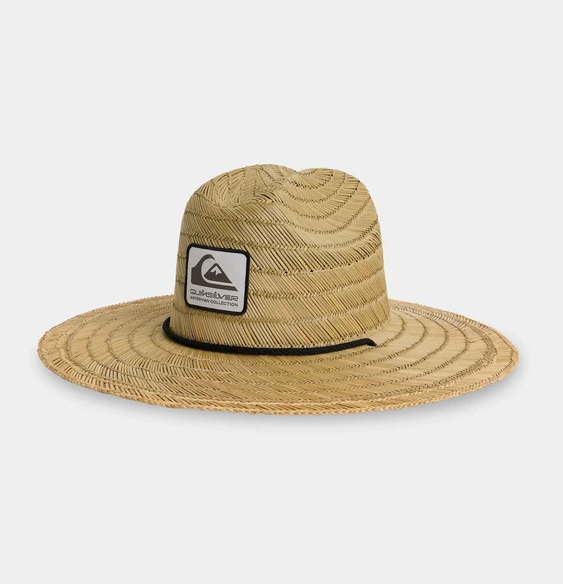 Quiksilver The Tier Mens Straw Hat from the front on an angle