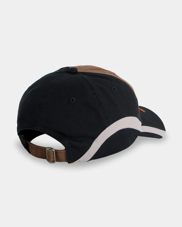 Billabong Spec System Lad Cap in black and brown from back