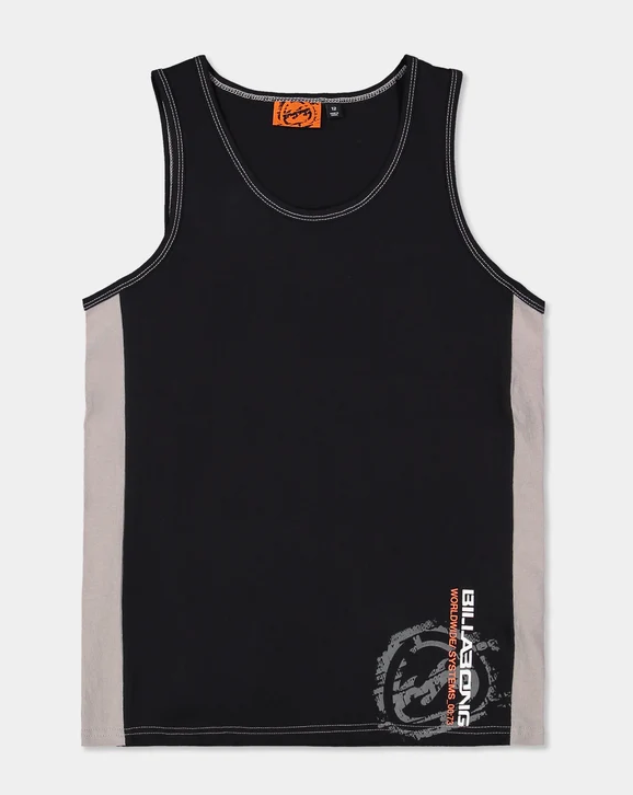 Billabong Boys Spec Blast Tank Top
 in black from the front