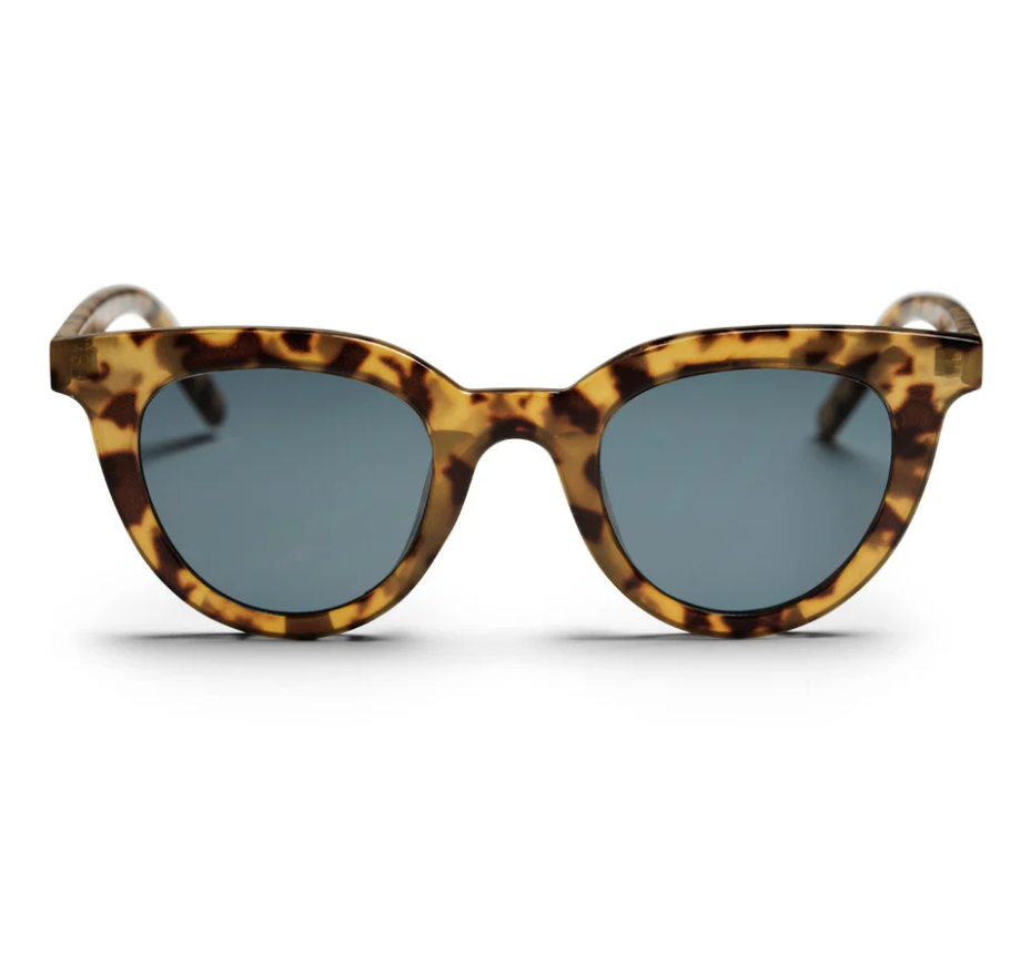CHPO Brand Langholmen Sunglasses in leopard colourway from the front