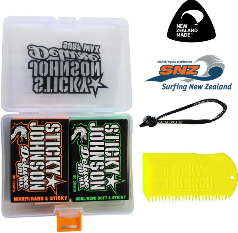 Sticky Johnson Wax Gift Pack showing the contents