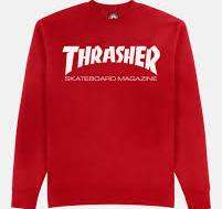 Thrasher Skate Mag Crew Red Mens