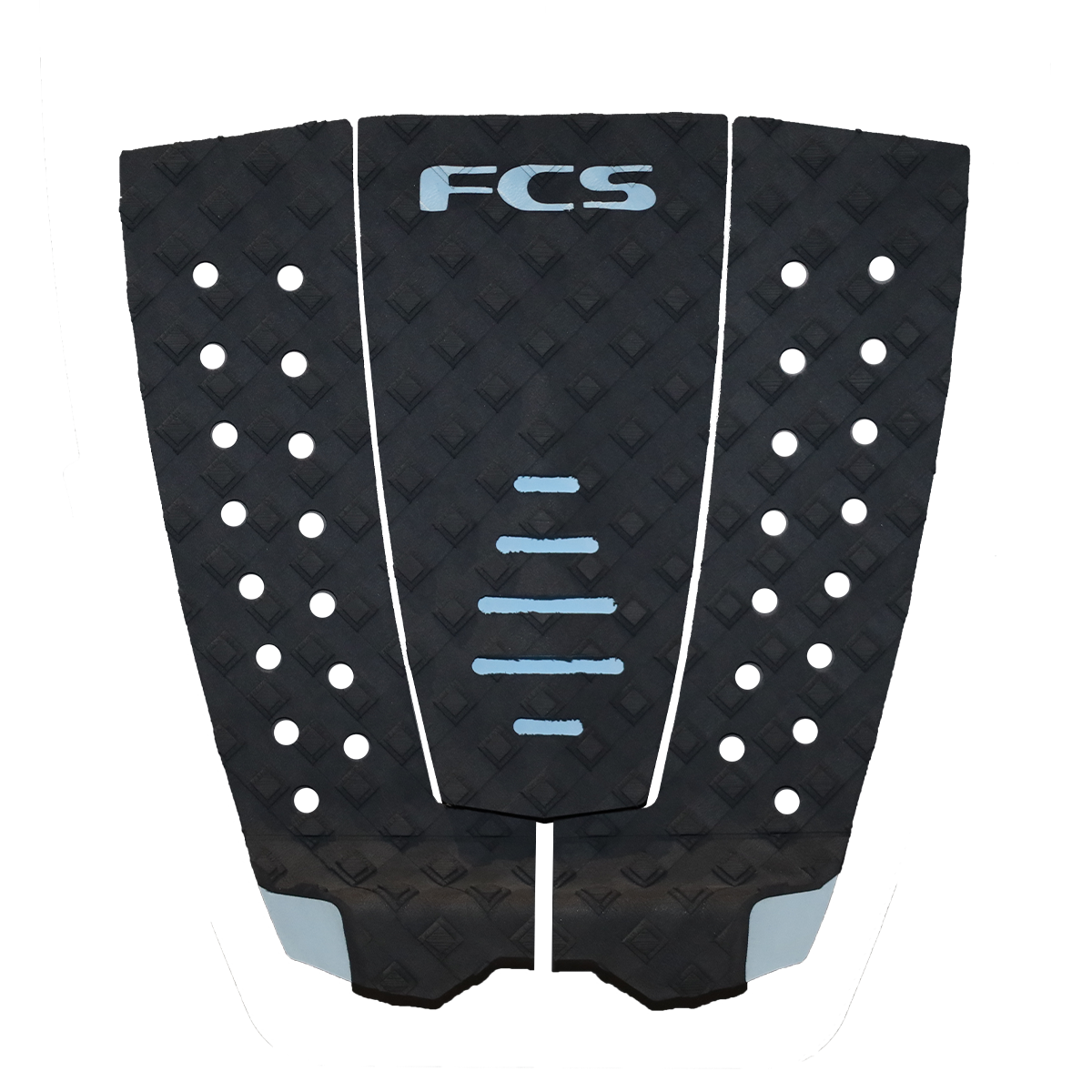 FCS Yago Dora Surfboard Grip in black and flux