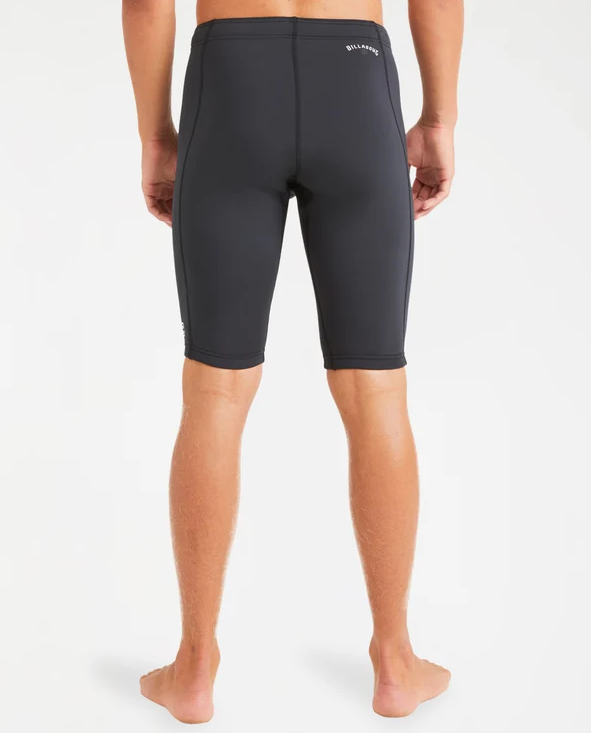 Billabong 1mm Absolute Neo Jammer Wetsuit Shorts in black from the rear