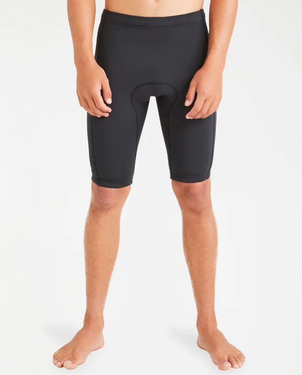 Billabong 1mm Absolute Neo Jammer Wetsuit Shorts in black from the front