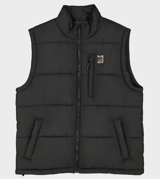 Billabong A/Div Journey Vest
 in black from the front