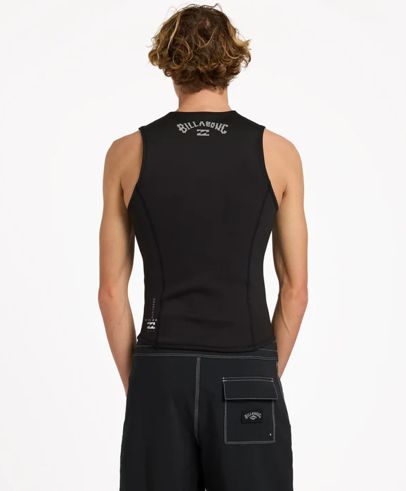 Billabong 1mm Absolute Core Men's Wetsuit Vest in black from rear