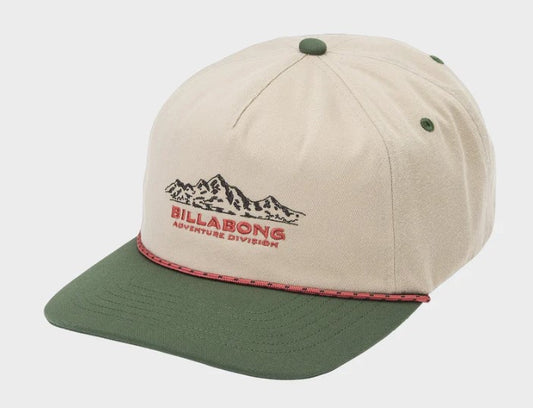 Billabong A/Div Snapback Cap  in beige and spruce green