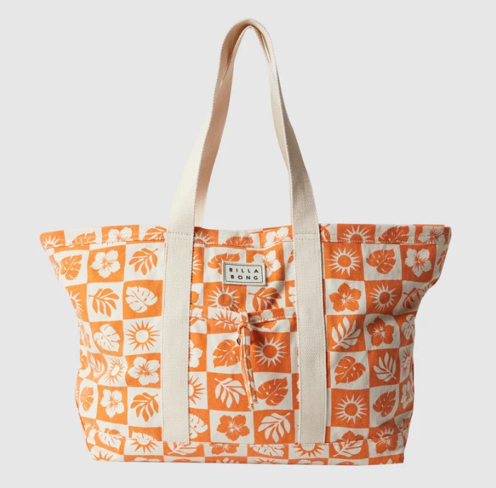 Billabong All Day Beach Tote in dried mango colourway