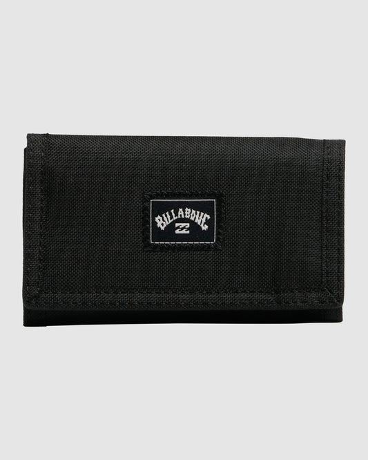 Billabong Atom Velcro Wallet  in stealth colourway