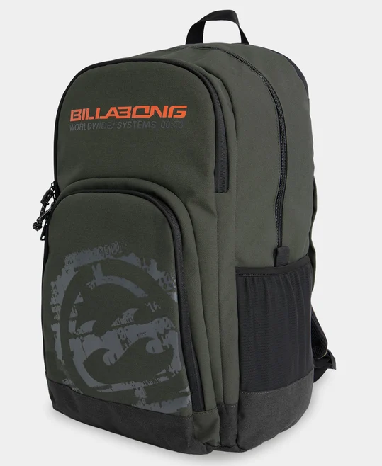 Billabong Command 29 Litre Backpack in military from side