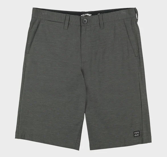 Billabong Crossfire 21" Submersible Shorts in asphalt from front