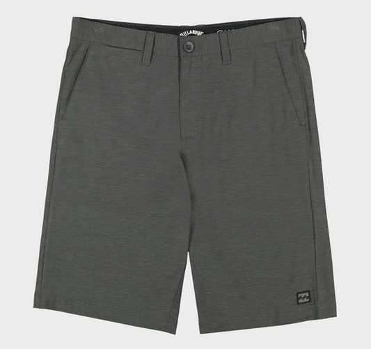 Billabong Crossfire 21" Submersible Shorts in asphalt from front