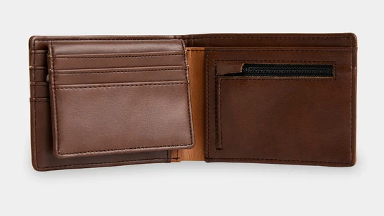Billabong Dimension PU Wallet in java showing inside