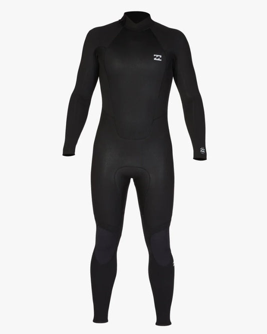 Billabong Foil 3/2mm Flatlocked back zip Full Wetsuit