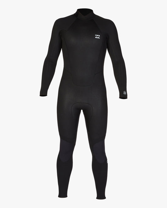 Billabong Men's Foil Back zip GBS Fullsuit wetsuit in black