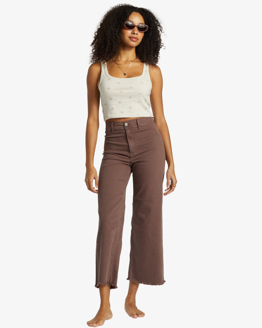 Billabong Free Fall Pants in kona colourway from front