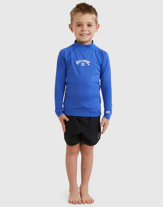 Billabong Groms All Day Arch Long Sleev Rash Top - Win26
