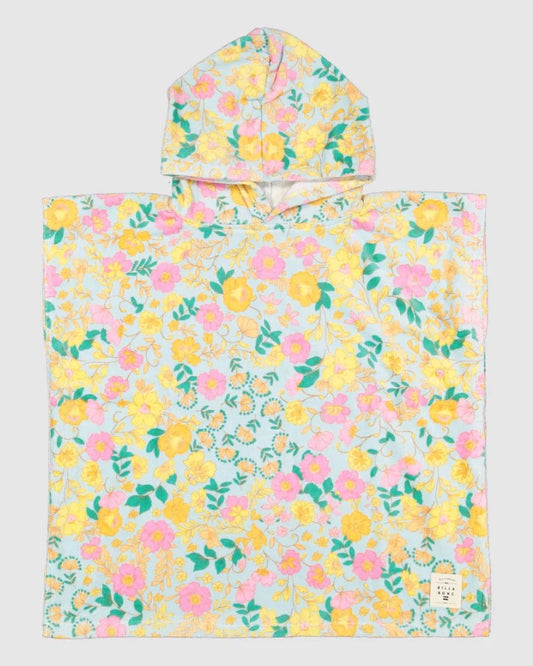 Billabong In My Dreams Girls Hooded Towel in multi colours