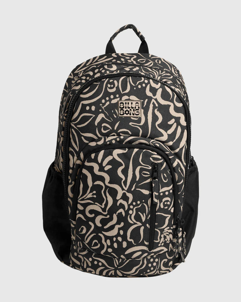 Billabong La Isla 31 Litre Roadie Backpack in colour off black