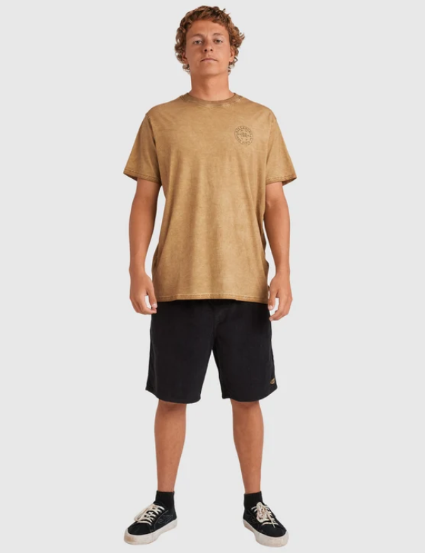 Billabong Larry Cord 19" Walkshorts in char colourway