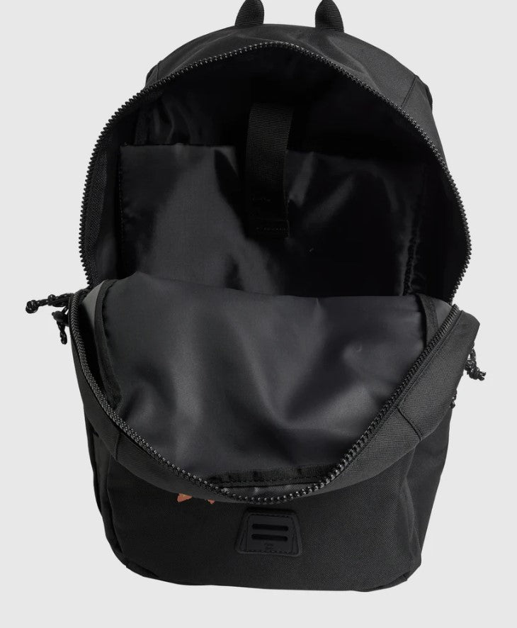 Billabong Norfolk 27 Litre Backpack in black showing inside