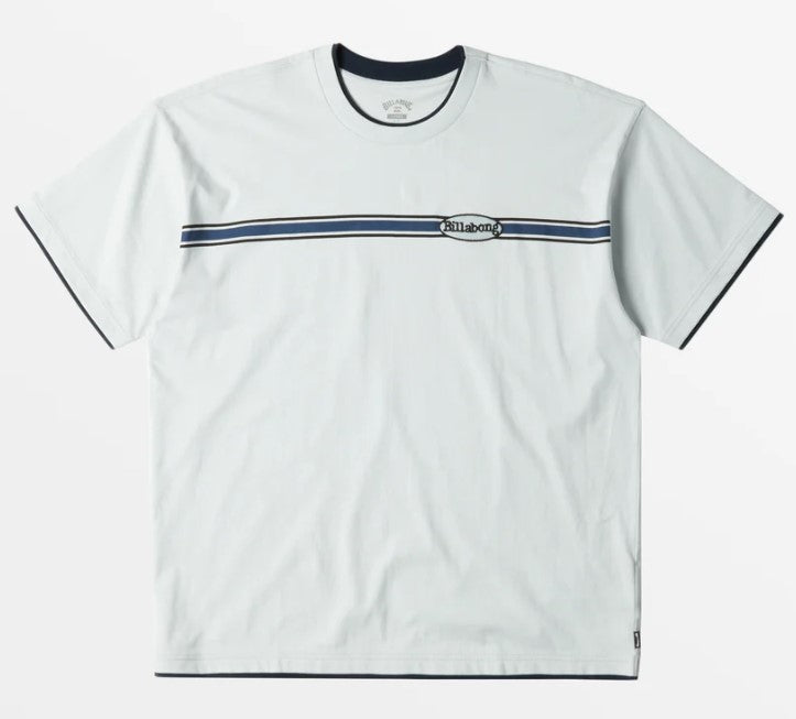 Billabong Panel OG Tee in colour blue mist