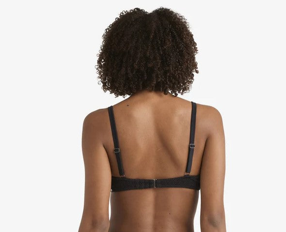 Billabong Summer High Reece D/DD Bikini Top in black from rear