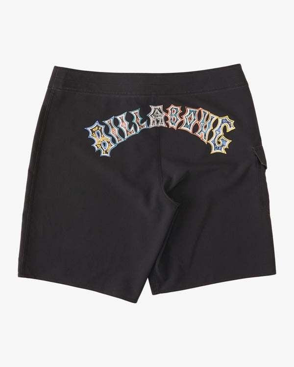 Billabong Riot Pro Youth Boardshorts in black from back