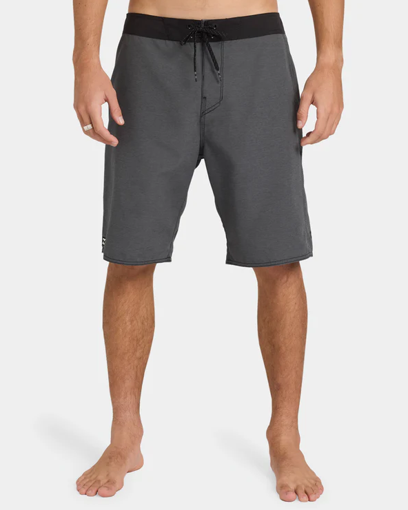 Billabong Shadow Cut OG 20" Men's Boardshorts in asphalt from front