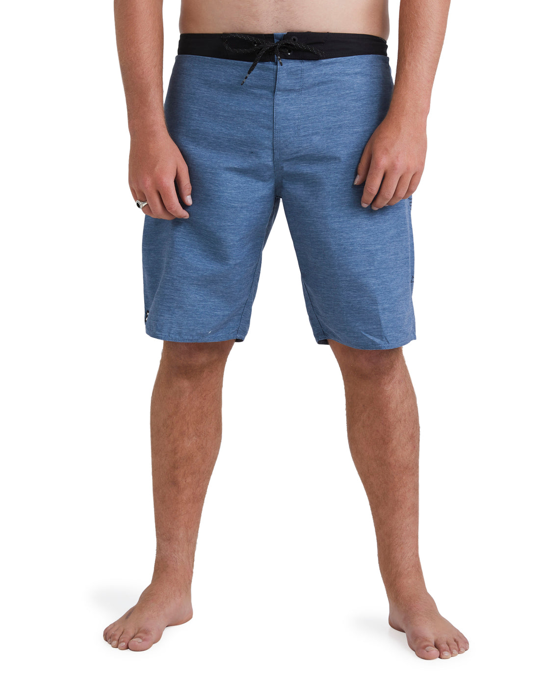 Billabong Shadow Cut OG 20" Boardshorts from front in north sea blue colourway