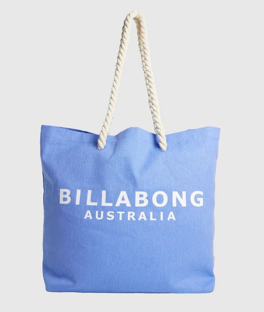 Billabong Society Beach Bag
 in tidal blue