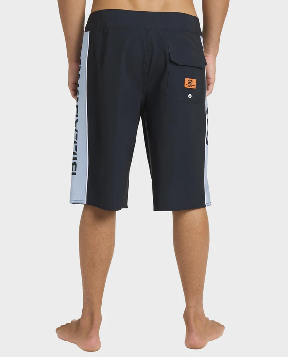 Billabong Spec 73 D Bah Pro 20" Boardshorts in black from rear on model close up