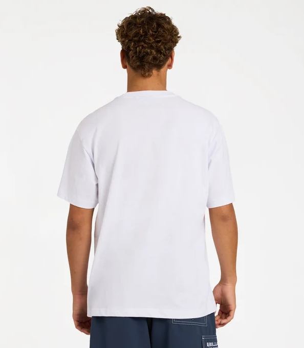 Billabong Spec Blast Men's T-Shirt in white from rear