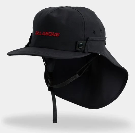 Billabong Strike Mission Surf Cap in black from front/side view
