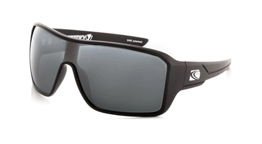 Carve Electrify Matte Black Polarised Sunglasses