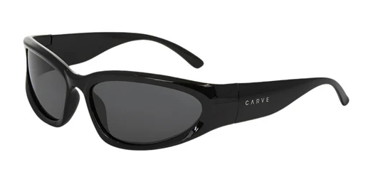 Carve Kubix Black Polarised Sunglasses