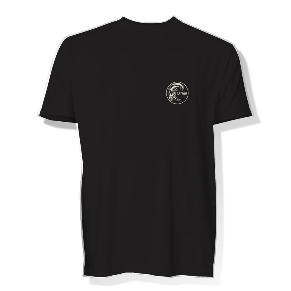 O'Neill Circle Surfer Men's T-Shirt in black from the front