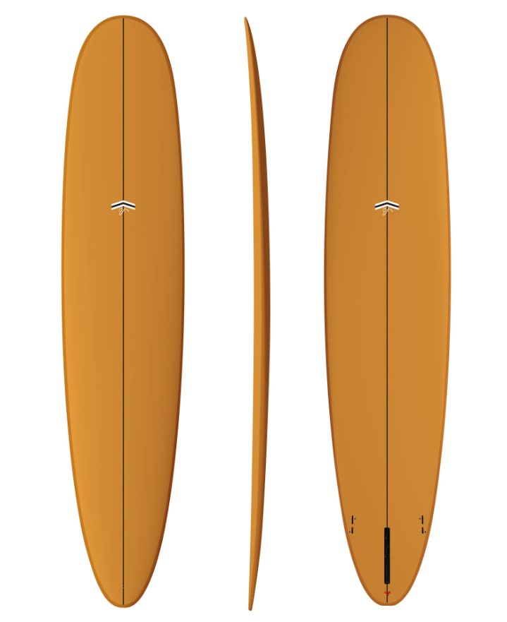 Thunderbolt CJ Nelson 9'1 Parralax Plus Longboard in burnt umber colourway