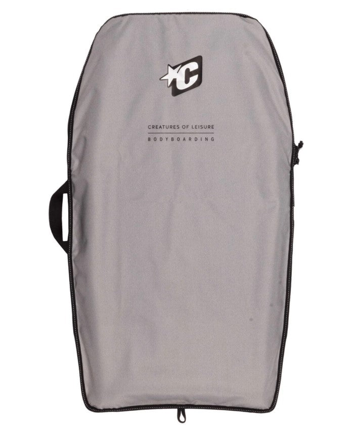 Creatures of Leisure 42" Bodyboard Icon Lite Cover in silver with black trim