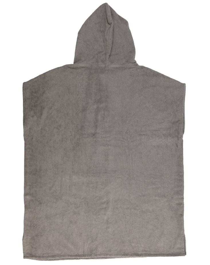 Creatures of Leisure Icon Poncho Hooded Towel in titanium colourway from rear